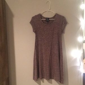 Pretty purple dress.